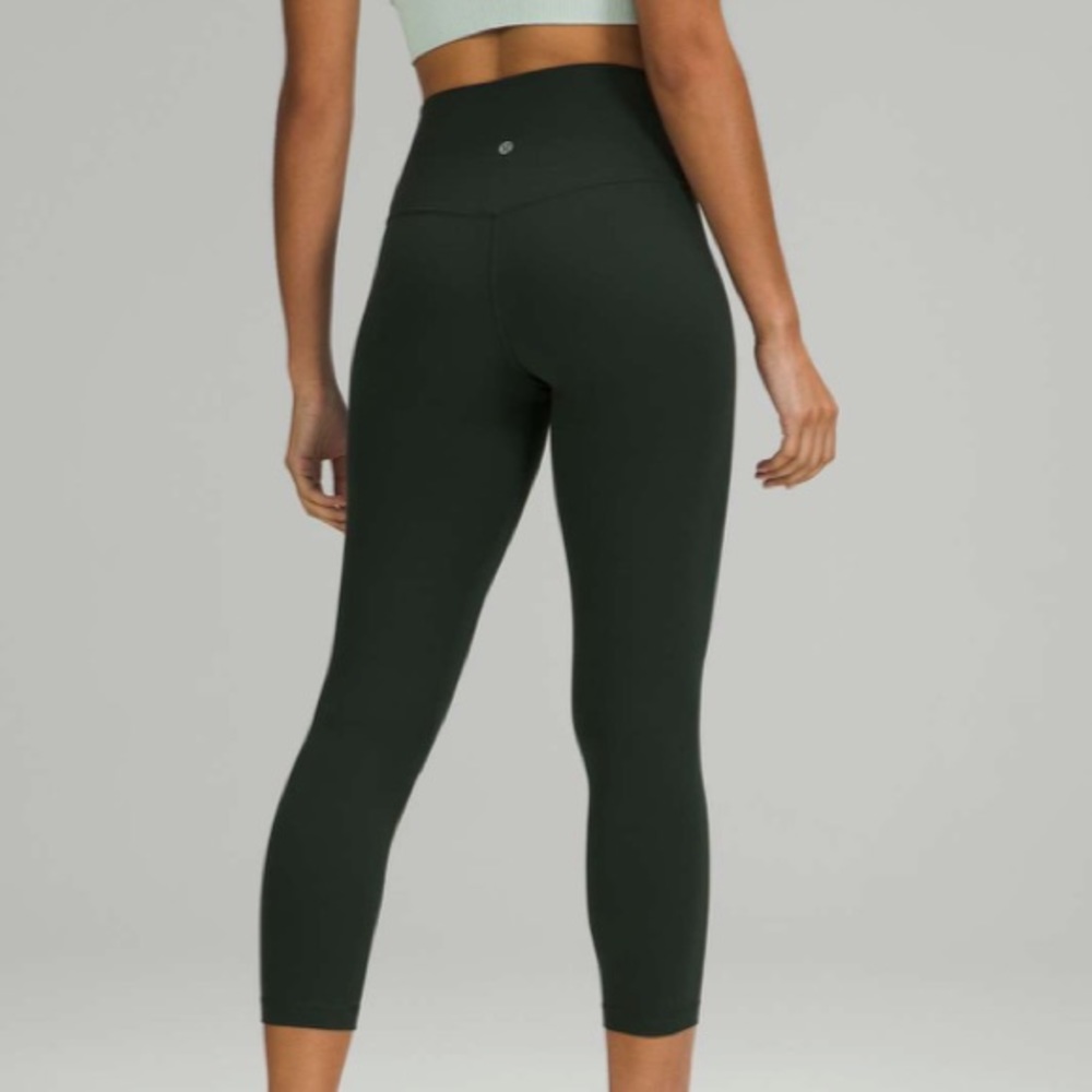 Lululemon Align High-Rise Crop 23" Rainforest Green Size 6